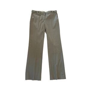 Women 6 J.Crew J. Crew City Fit Stretch Wool Trouser Dress Pants Gray Work Suit